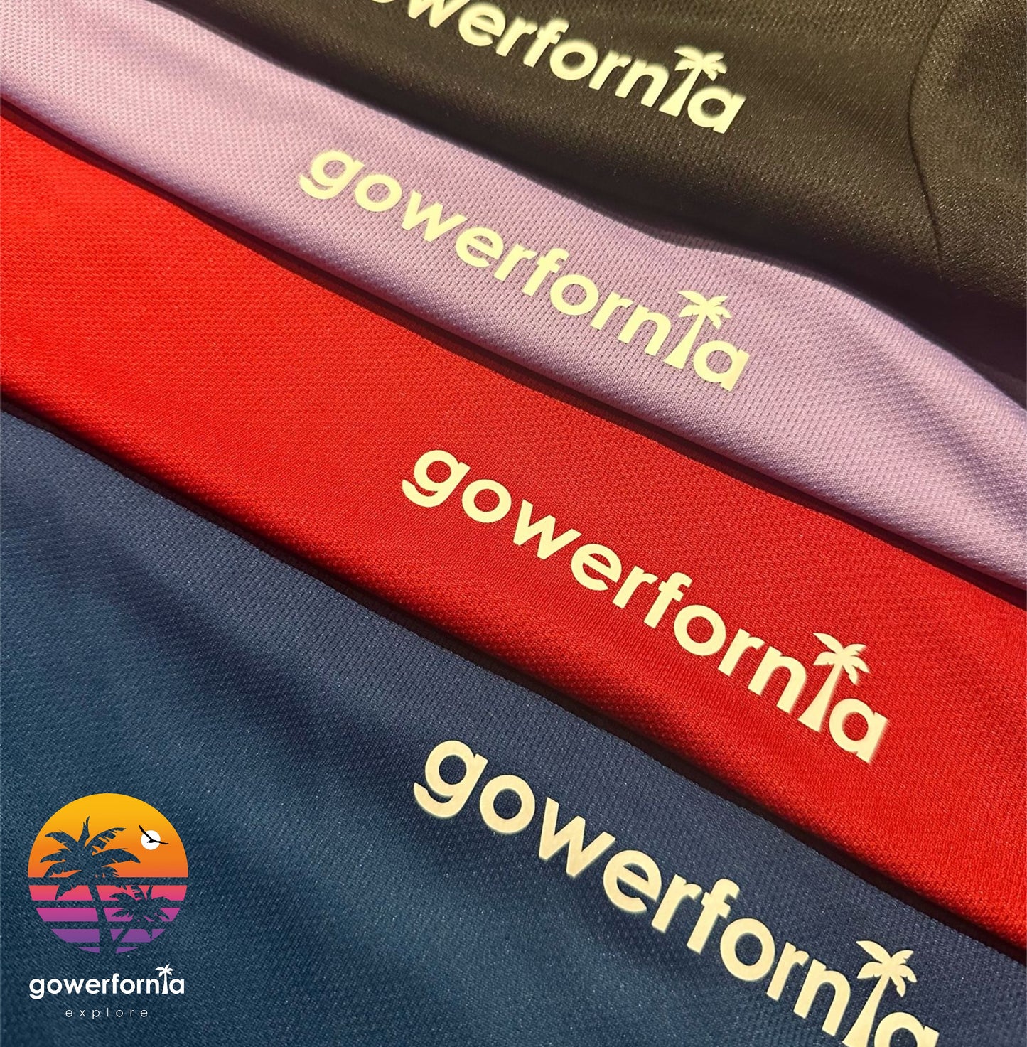 Gowerfornia Tech Tee Ink Blue (unisex)