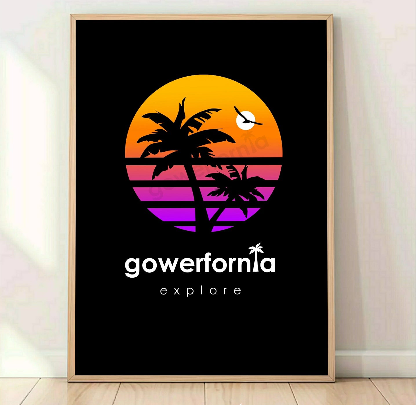 Gowerfornia Art Print