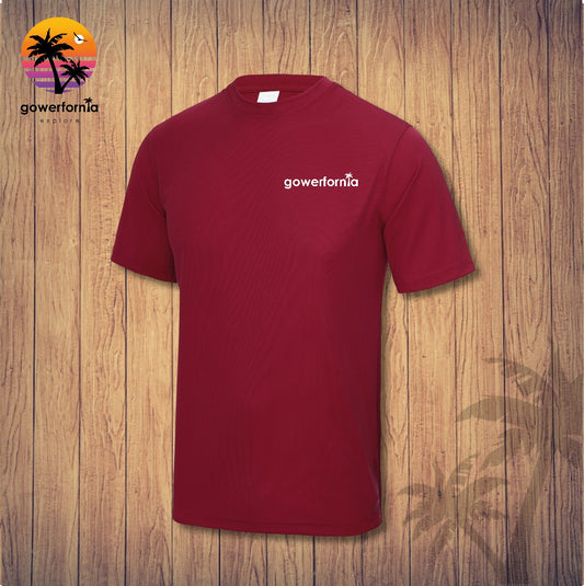 Gowerfornia Tech Tee Chilli Red (unisex)